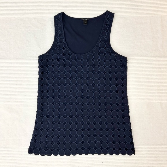 J. Crew Eyelet Dot Sleeveless Top - Picture 8 of 11